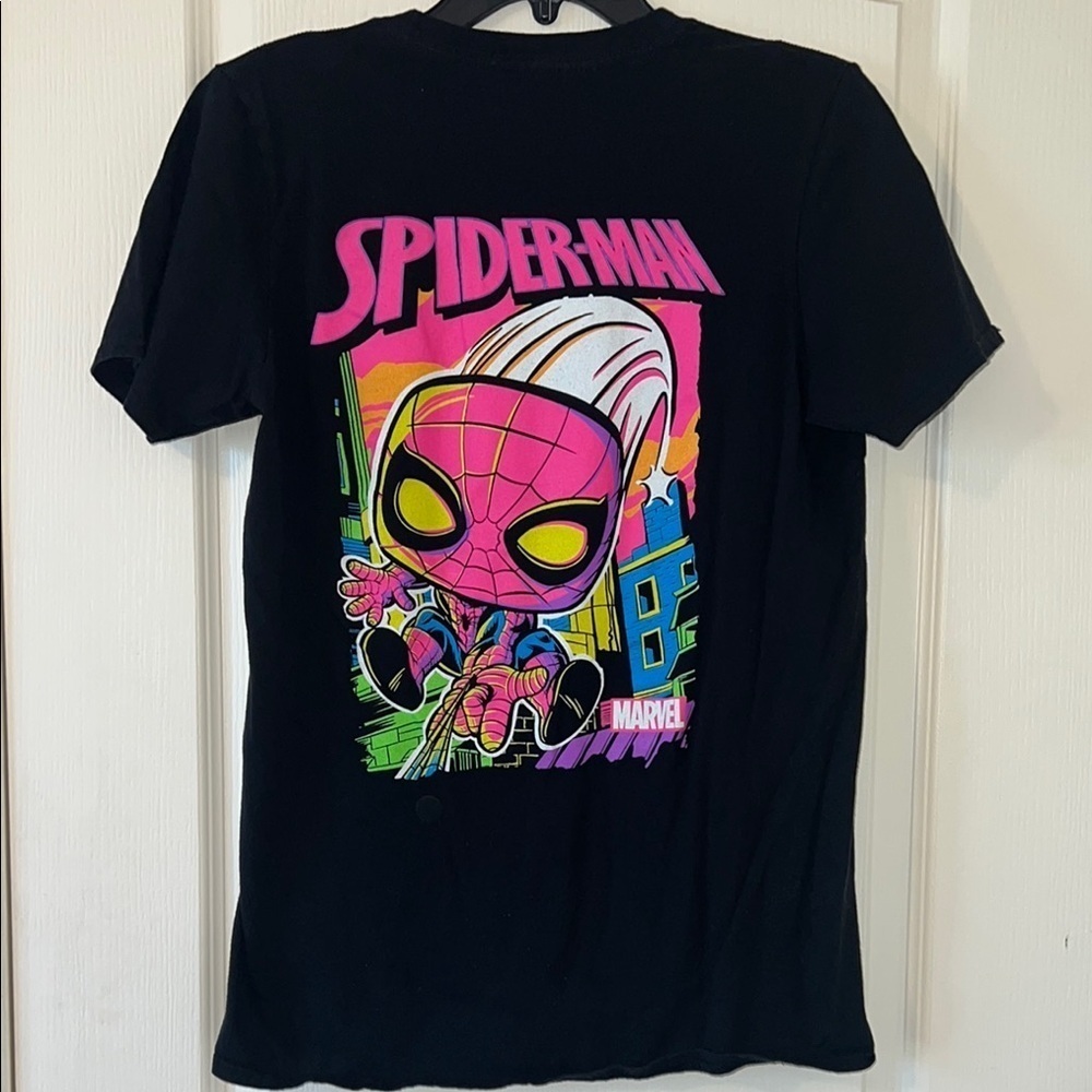 Marvel Spider-Man Men’s  Black T-Shirt‎